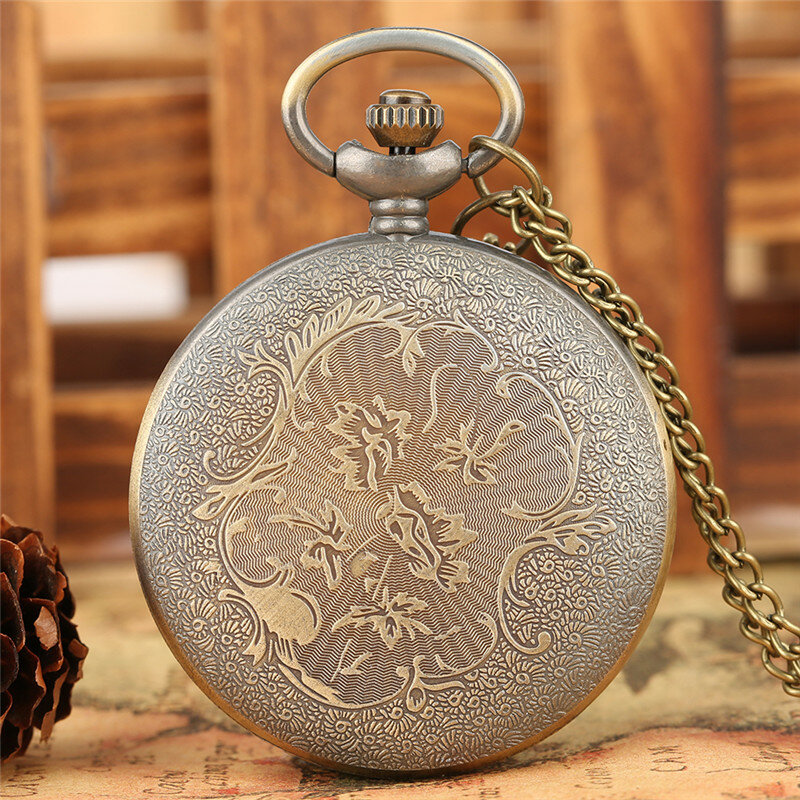 ساعة جيب كوارتز للرجال والنساء ، رقم عربي ، موضة قديمة ، تصميم هندي للرجل ، قلادة ، قلادة سلسلة ، أداة سهم