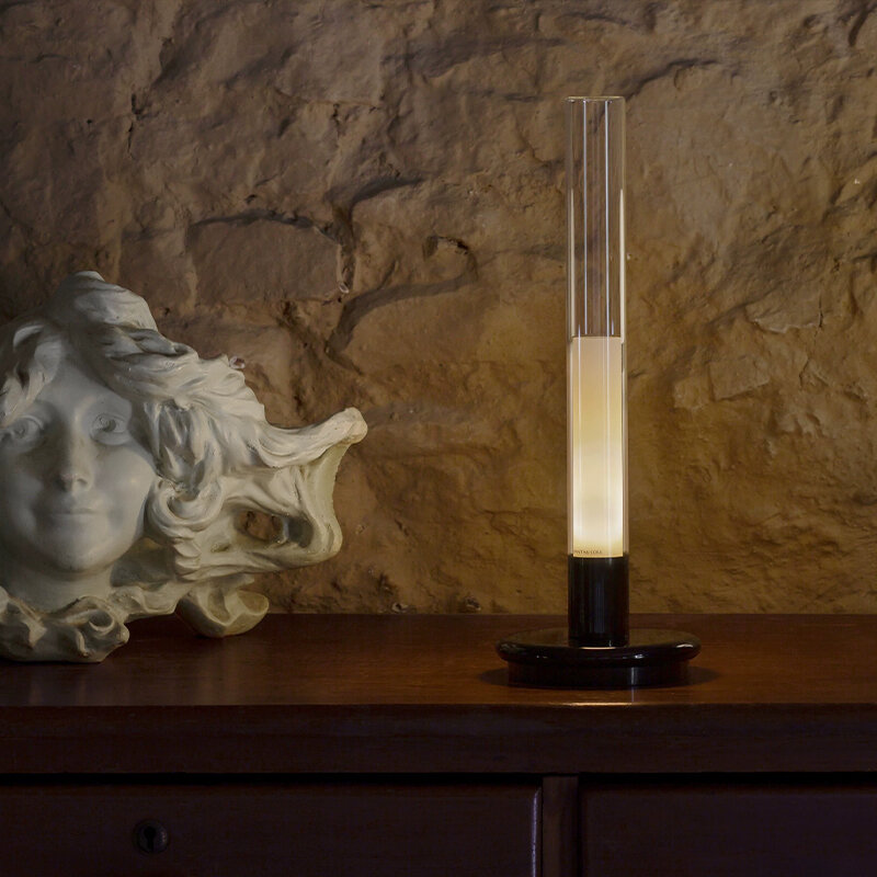 Светодиодный RGB-светильник сенсорного дизайна, перезаряжаемая настольная лампа при свечах, лампа для настроения ресторана, для кофе, бара, прикроватная игровая атмосфера, ночник