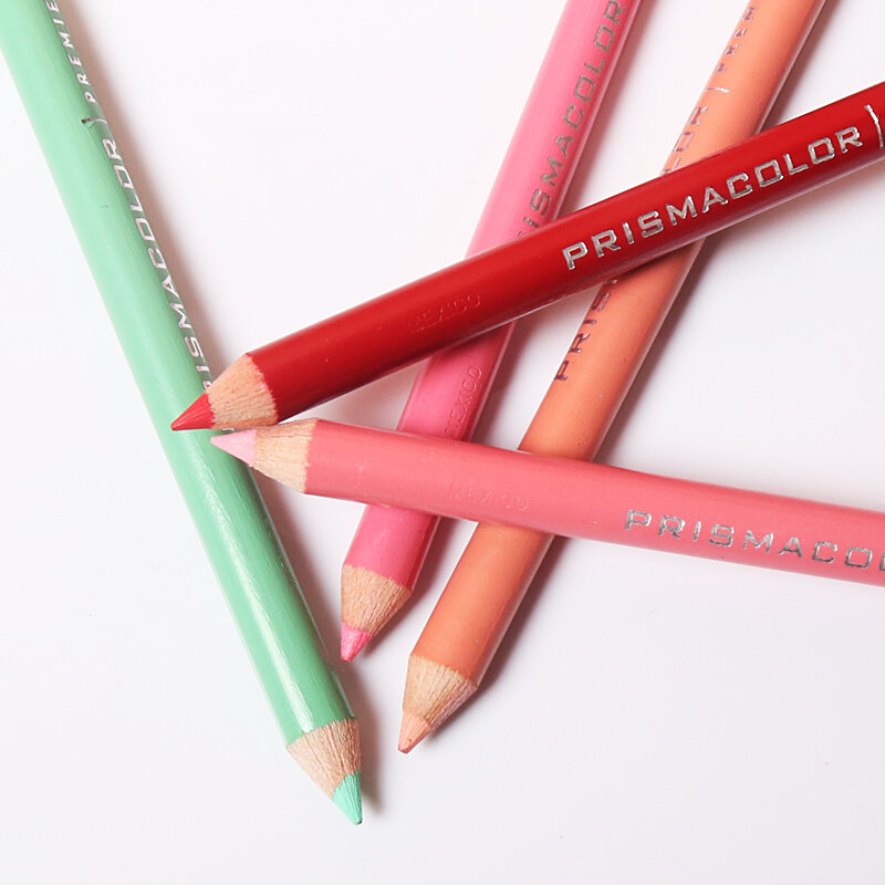 미국 오리지널 프리즘 컬러 산푸 유성 컬러 연필, 단일 수채화 옷깃, 성인 색칠하기