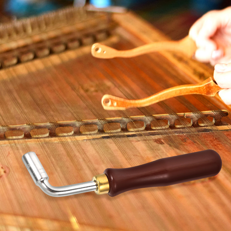 Harpsichord tuas penyetelan kunci pas Dulcimer alat khusus Aksesori profesional instrumen palu