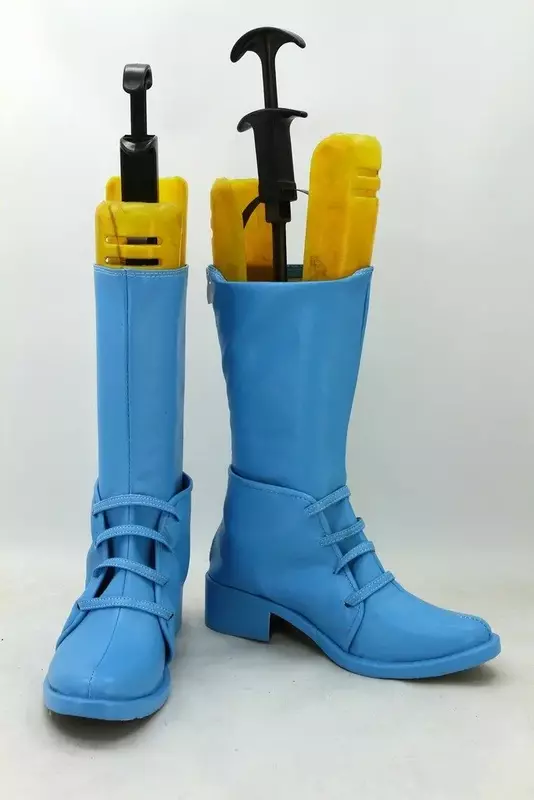 JOJO'S BIZARRE ADVENTURE 2 zapatos de Cosplay de Caesar, Botas Azules hechas a medida