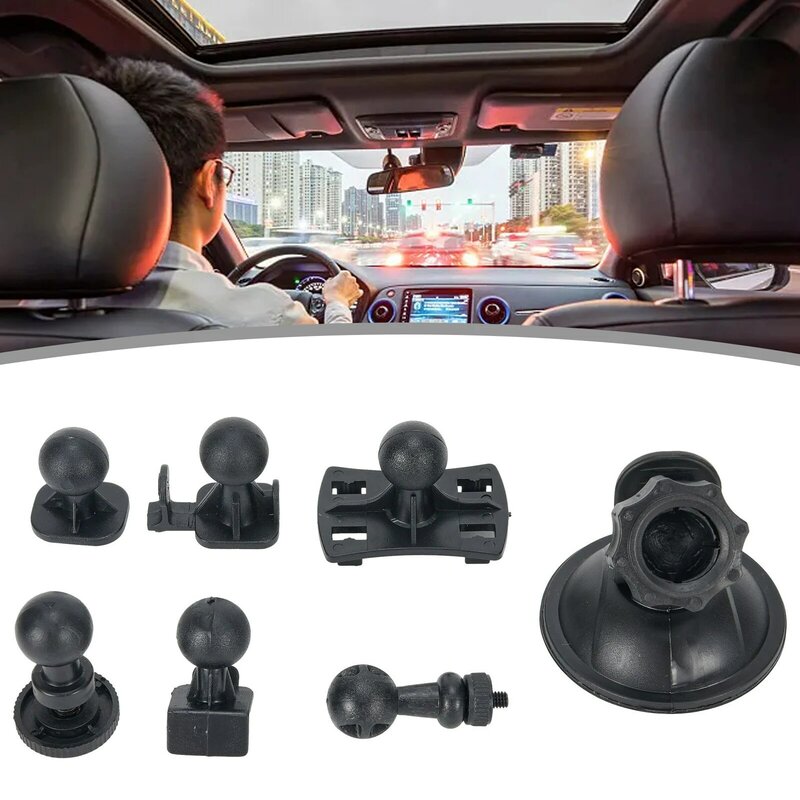 High Quality Driving Recorder Bracket Car 1 * Cam Mount Holder 100g Weight Black Color Easy Install And Removal Plastic Material