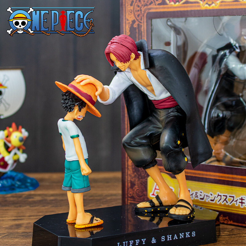 18cm One Piece Anime Figure quattro imperatori Shanks cappello di paglia rufy Action Figure One Piece Sabo Ace Sanji Roronoa Zoro Figurine
