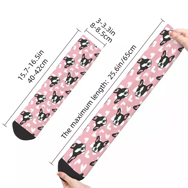 Calcetines de perro Bulldog para hombre y mujer, medias divertidas de animales felices, estilo callejero Harajuku, regalo, novedad