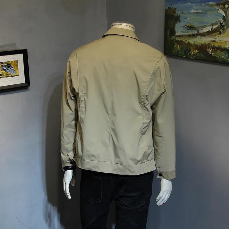 LH091 новая куртка с лацканами, мужское Свободное пальто в Корейском стиле