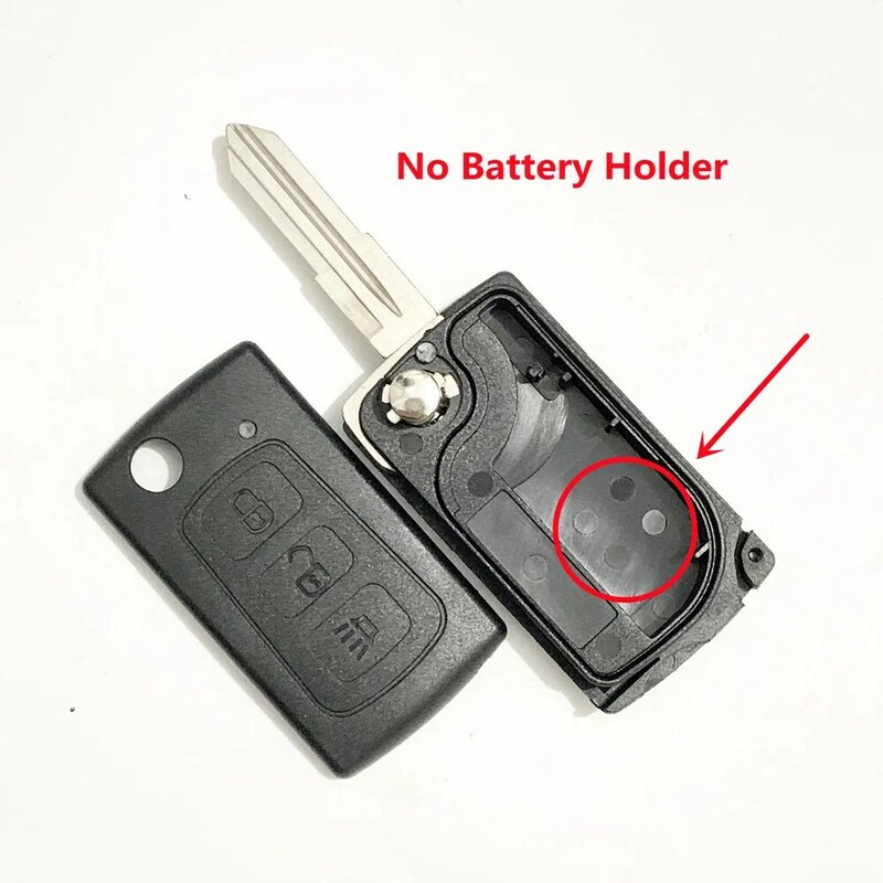 Keychannel – étui à clé pour télécommande H3/H5, pour Great Wall, 3 boutons, coque de remplacement, avec Logo, 1 pièce