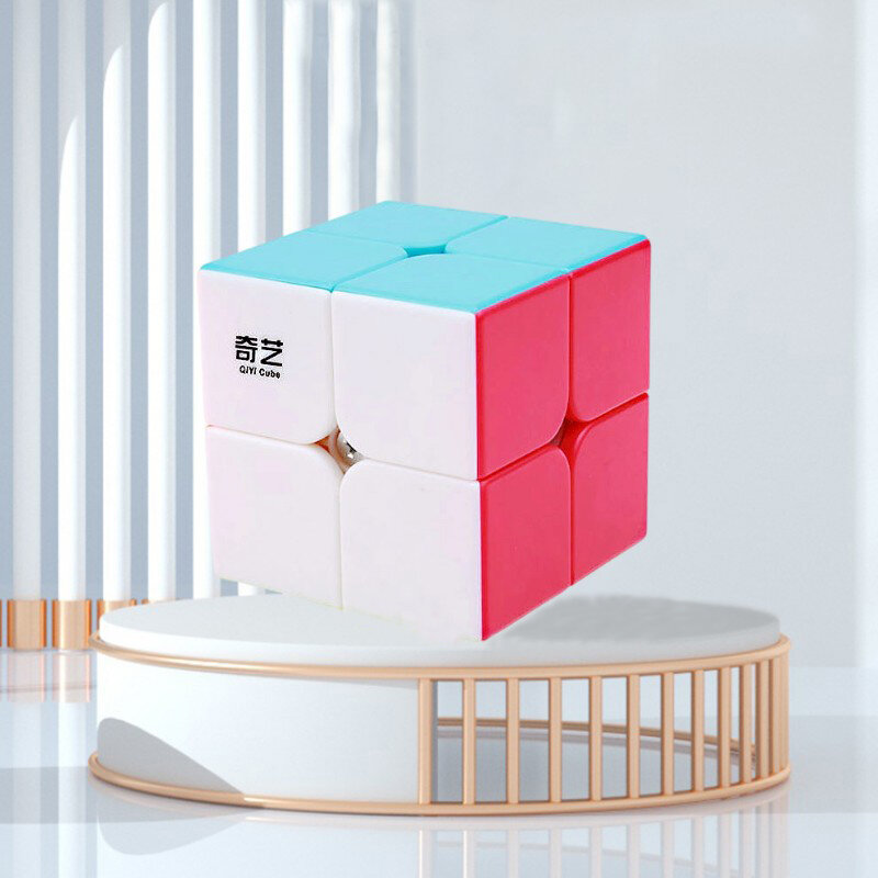 QY TOYS-cubo mágico profesional para niños, Cubo de rompecabezas de 2x2 para niños, Cubo de velocidad educativo, Cubo de juguete, Cubo de velocidad, Cubo de juguete