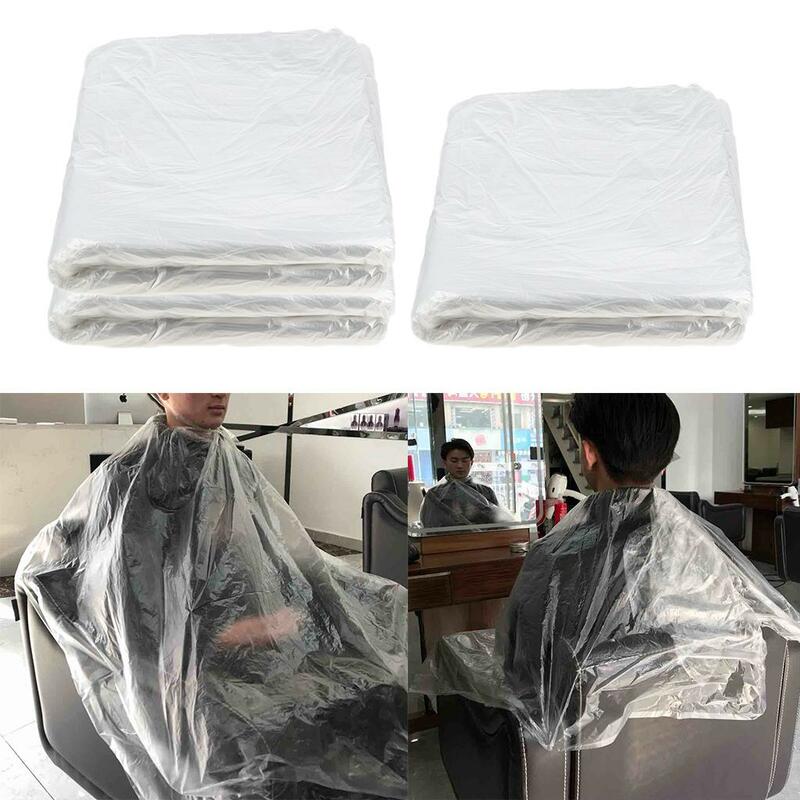 200 Pieces Disposable Hairdressing Cape Perm Hair Coloring Gowns Salon Tool