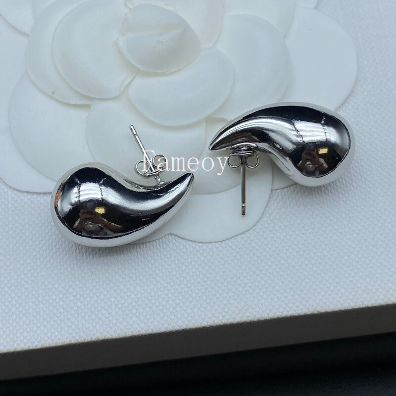Boucles d'oreilles classiques en forme de gouttelette pour hommes et femmes, nouvelle mode, 2024