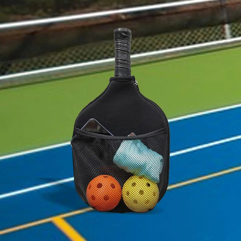 Bolsa de raqueta Pickleball, bolso cruzado portátil para ejercicio, práctica de entrenamiento