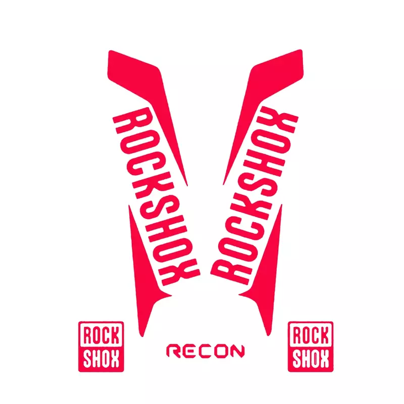 Стильные наклейки для RockShox RECON, наклейки для горного велосипеда, Передняя фотография горного велосипеда, передняя вилка, фотография, 18 см * 8 см