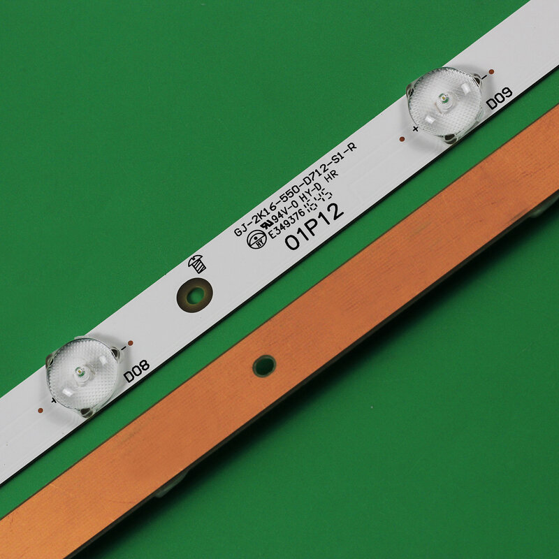 LED bande de rétro-éclairage pour Sony KDL-55W650D GJ-2K16-550-D712-S1-R L TPT550F2 FHBN20.K 01P13 01P12 01N30 01N29 LE55U7970