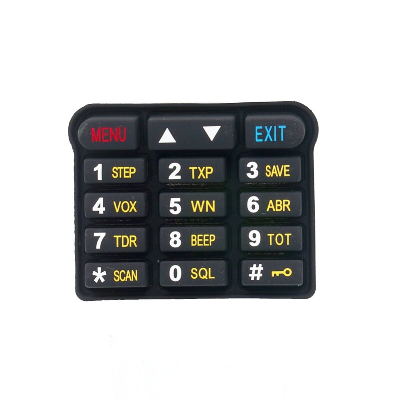 5PCS UV9R Walkie Talkie Keypad Keyboard Numeric Keyboard For Baofeng Two Way Radio Repair Parts