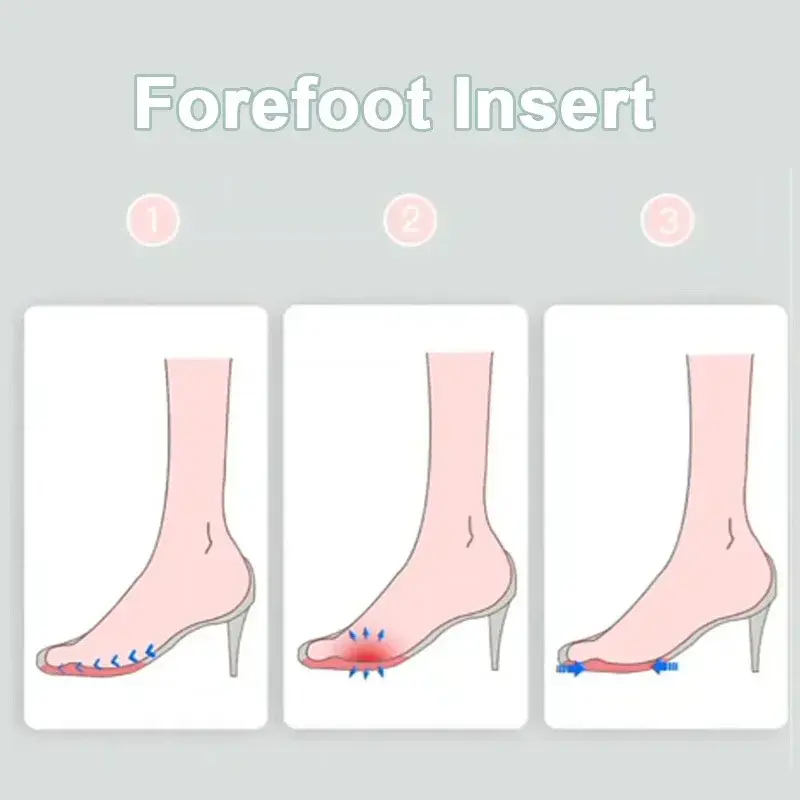 Skórzana pół wkładki na damskie buty na wysokim obcasie sandały oddychająca przodosto-stopka wkładka do butów wchłaniania podeszwy na stopy wkładki pielęgnacyjne