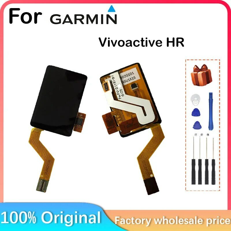 Para Garmin Vivoactive HR GPS LCD Relógio Inteligente Display LCD Tela Sensível Ao Toque Reparação Peças De Reposição Montagem Da Tela