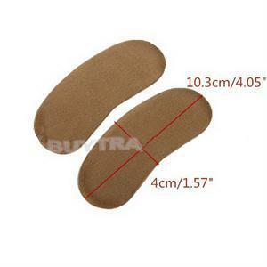 Velishy 1-10 Pares Sapato De Tecido Voltar Salto Inserções Palmilhas Pads Almofada Liner Grips Esponja Depois de Metade de um Quintal Grosso Pad Sticky