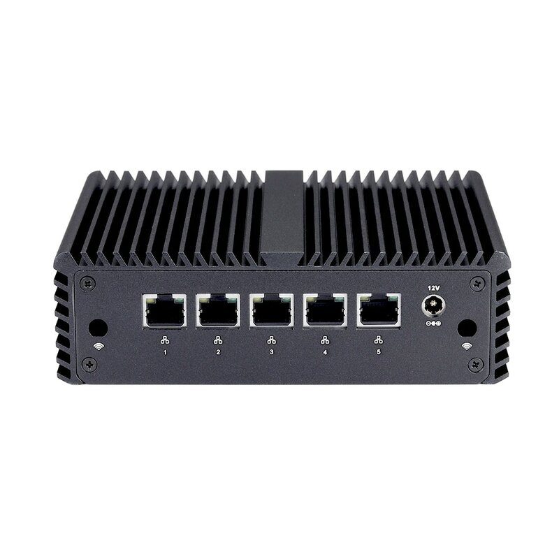 QOTOM-Router Host para casa, banco, hotel, escritório, Q750G5, S07, 1U Rack Celeron J4125, Quad Core, 5 x I225-V, B3, 2.5G LAN