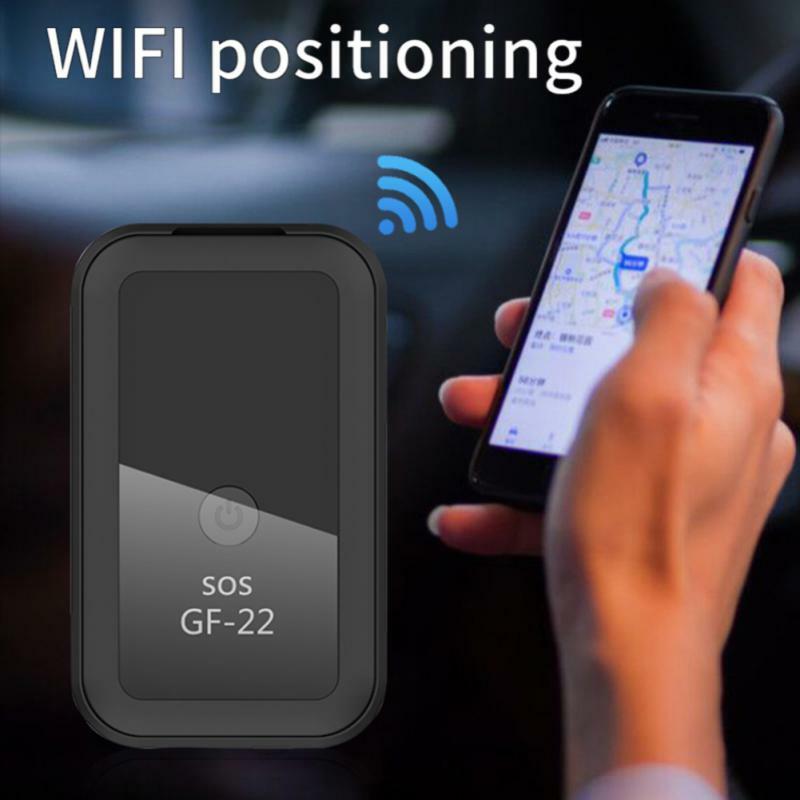 RYRA 미니 차량 GPS 트래커 로케이터, 실시간 추적, 휴대용 차량 GPS 트래커, 글로벌 위치 원격 모니터 알람 GF-22