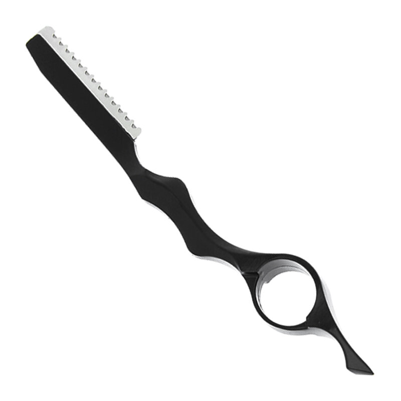 Meisha Professional Barbers Hair Thinning Razors Stainless Steel Hair Removal Cut Knife with Blades Hairdressing Tools C0001A