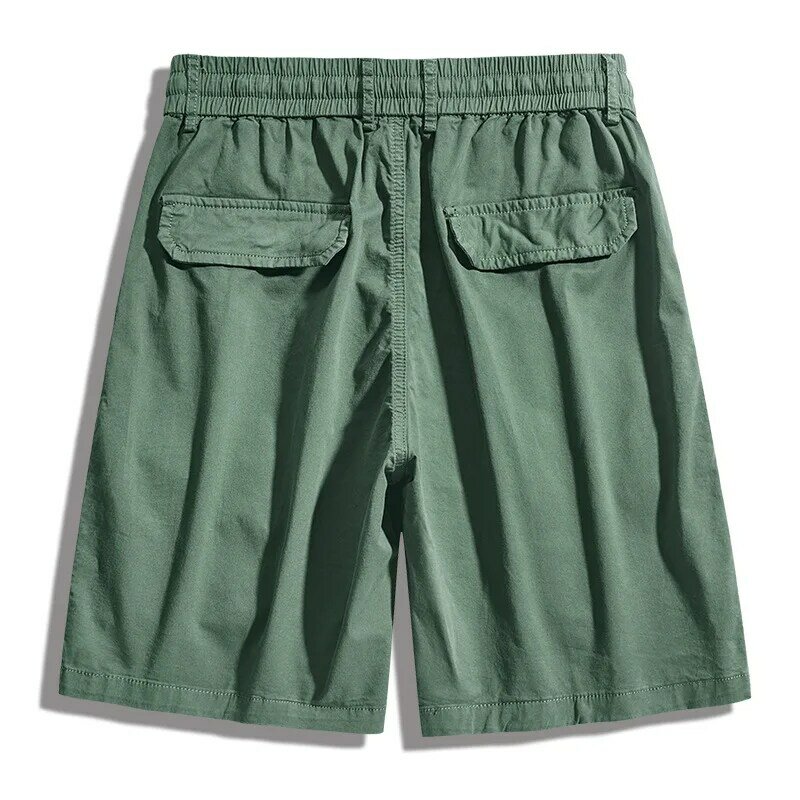 Pantaloncini Cargo da uomo di alta qualità tasche Multiple da uomo per abbigliamento Casual da campeggio estivo