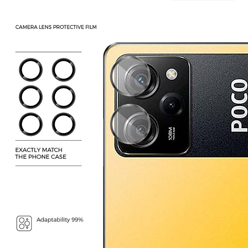 Anillo para la cabeza de las gafas, accesorio para Xiaomi Poco X5 Pro 5G, Pofox5pro, Redmi note 12Pro, velocidad de 6,67 ", aleación de aluminio, Ojo de águila, cámara