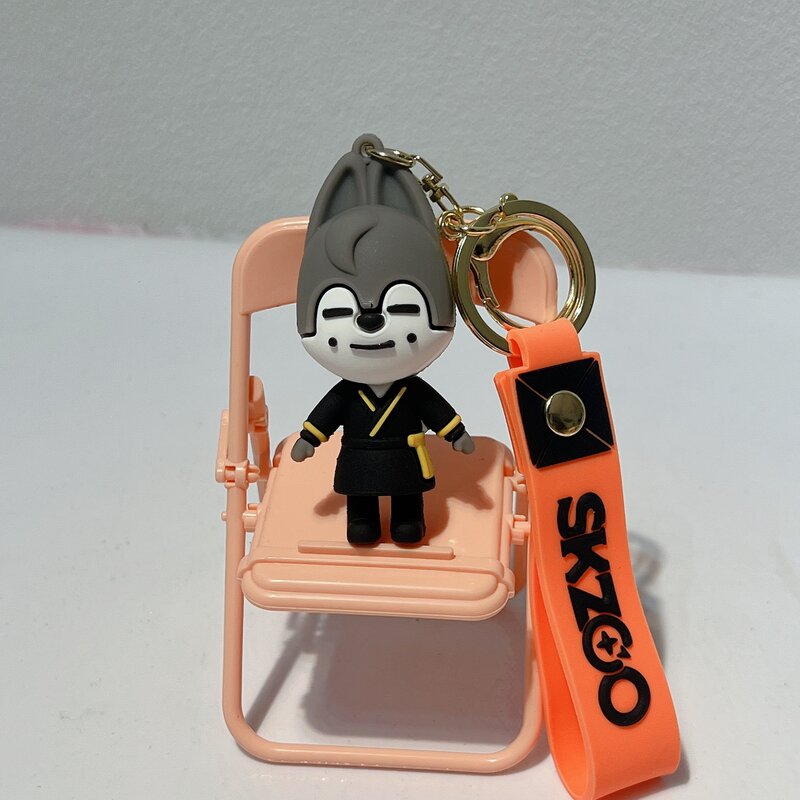 LLavero de figura de Anime de animales del zoológico de dibujos animados, llave de coche, mochila, colgante de conejo, Kpop, accesorios de joyería, regalos para amigos