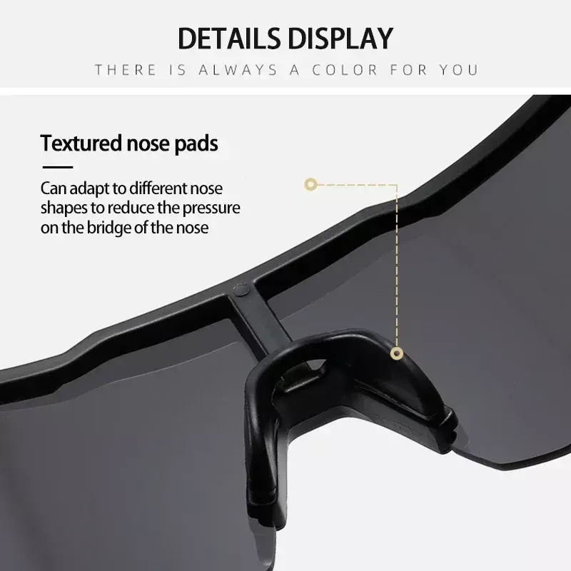 New SCOTT Men's and Women's Outdoor Sports, UV400,Cycling, Driving, Travel Sunglasses Can be Equipped With Glasses Cloth Box