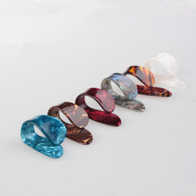 Guitar Pick Accessories Plastic 1Pc Thumb Index Finger Nail Protector Music Instrument Tool Guitar Parts Accessories