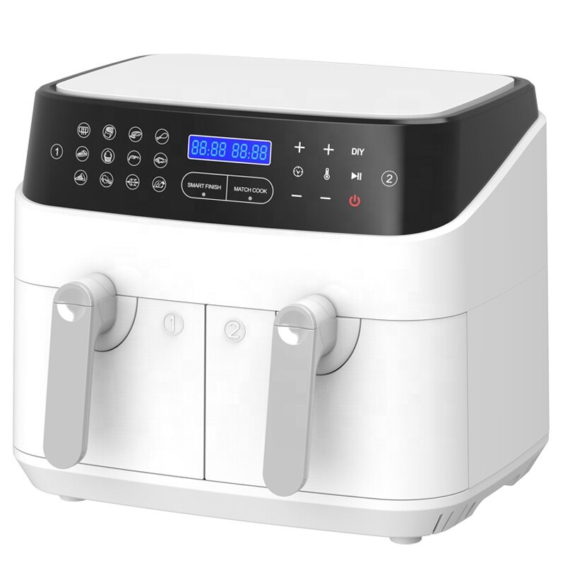 new hot sale 4.5L double drawers large capacity multi-function super-heated air heats air fryer