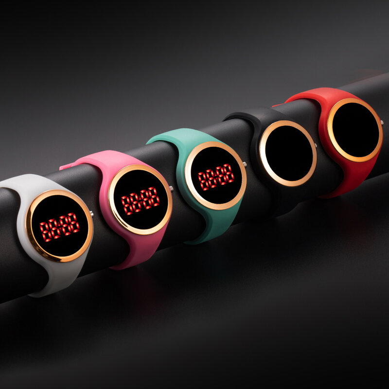 Jam Tangan Pasangan Jam Tangan Digital untuk Pria Wanita Jam Tangan Kekasih Jam Tangan Olahraga Wanita LED Jam Elektronik Jam Mewah Pareja Reloj Mujer