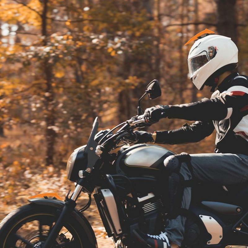 Alas de motocicleta adhesivo Universal, alerón de ala aerodinámico para motocicleta, accesorios para motocicleta compatibles con coche