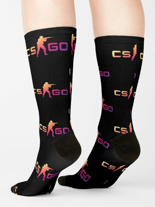 Носки CSGO выцветающие V2.0, идея для подарка на День святого Валентина, мужские роскошные женские носки для мужчин