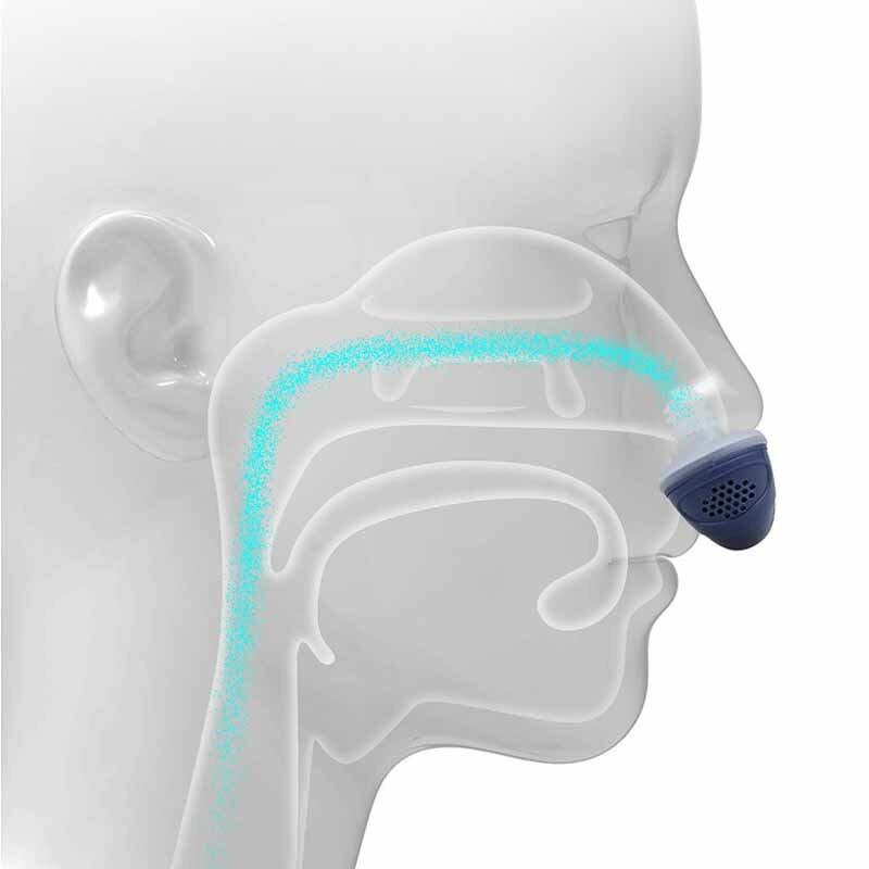 Elektryczne urządzenie do chrapania silikonowa zatyczka do nosa zatrzymuje chrapanie korekcja snu bezproblemowy Mini przenośny korektor chrapania
