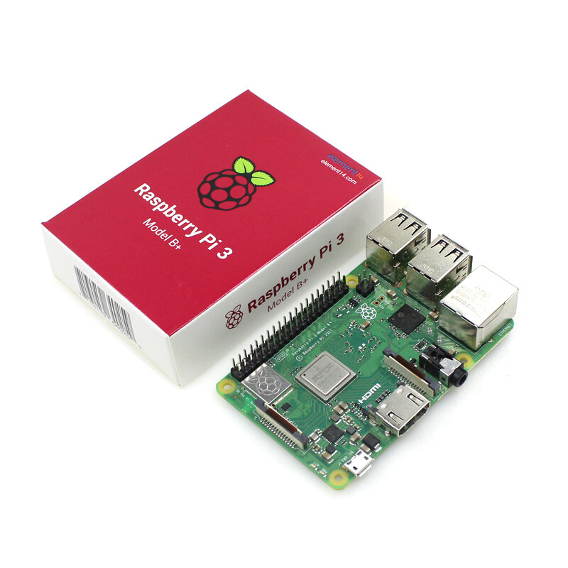 Макетная плата Raspberry Pi 3-го поколения B, официальная британская макетная плата 3B 3B + Raspberry Pi, Bluetooth, Wi-Fi, набор для обучения