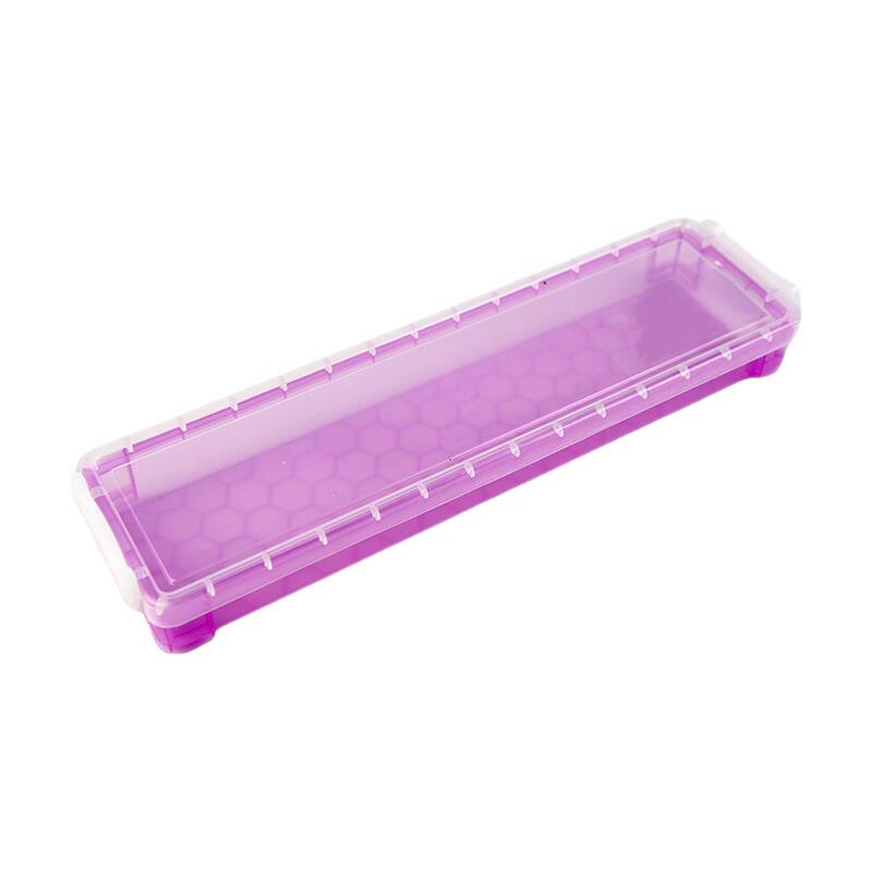 Confezione da 2-4 matite di plastica scatola di pastelli scatola di matite per pittura a pennello scatola di immagazzinaggio di matite