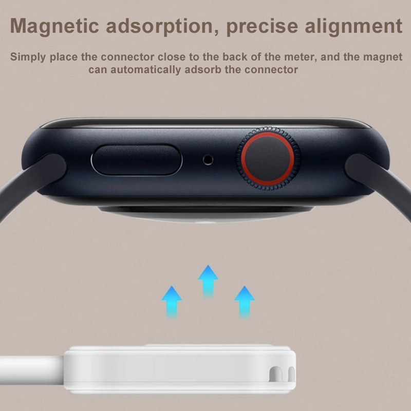 Magnetische Draadloze Snellader Voor Apple Watch Serie 9 8 7 6 5 Se Type C L Kabel Omzetten Oplader Voor Iwatch Serie 6 5 3 2 1