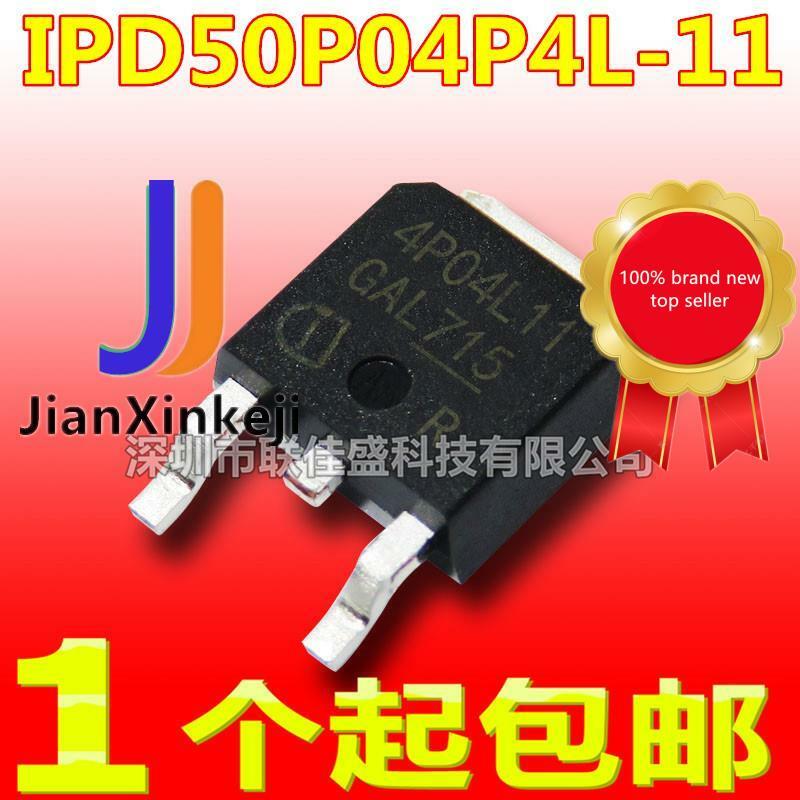 20pcs 100% orginal new  in stock IPD50P04P4L-11 4P04L11 50A 40V P channel field effect tube TO-252