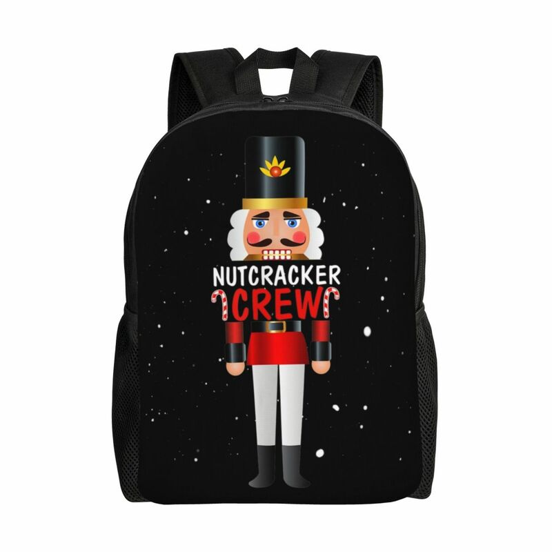 Mochila Nutcrackers personalizada para homens e mulheres, mochila escolar, mochila universitária, grande capacidade, moda