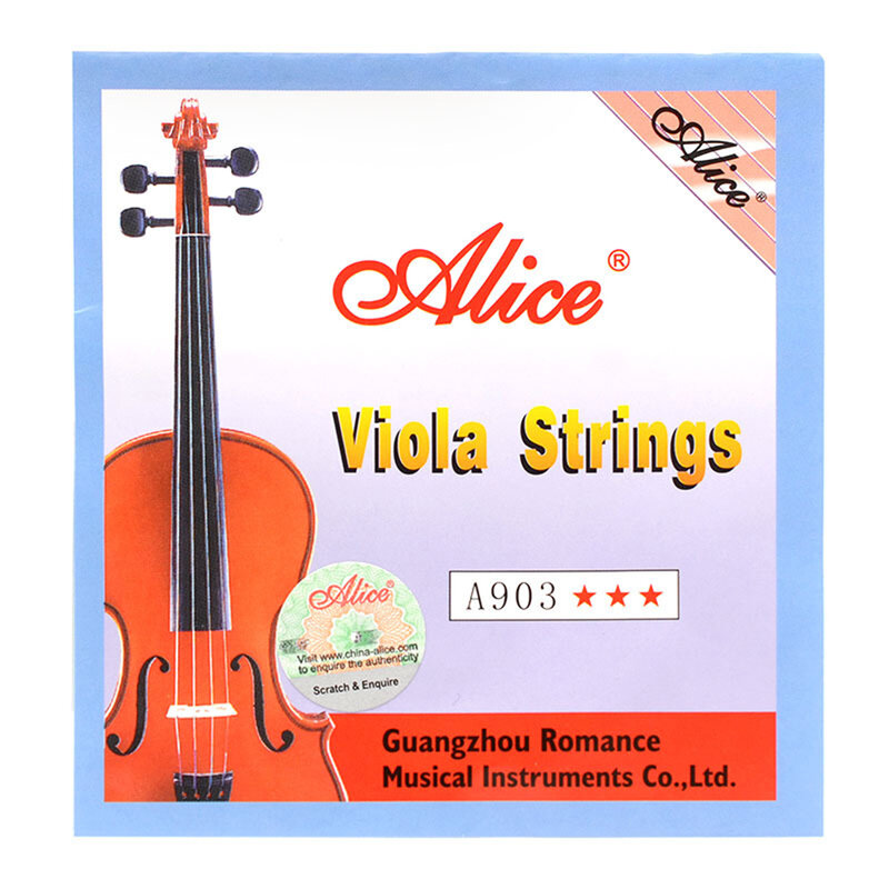 Cuerdas de Viola con núcleo de acero, A903, A-2nd, núcleo de acero, D-3rd, G-4th, cómodo