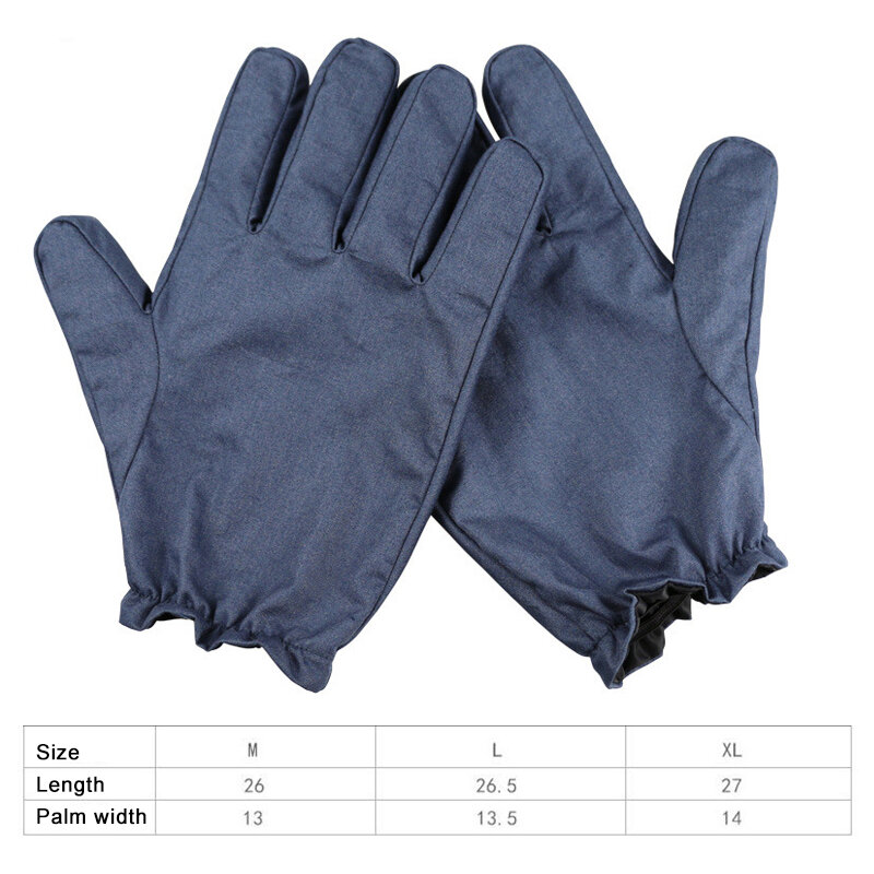 Rękawice anty-radiacyjne ochronne rękawice mikrofalowe z promieniowaniem elektromagnetycznym Unisex rękawice ochronne z włókna srebrnego EMF
