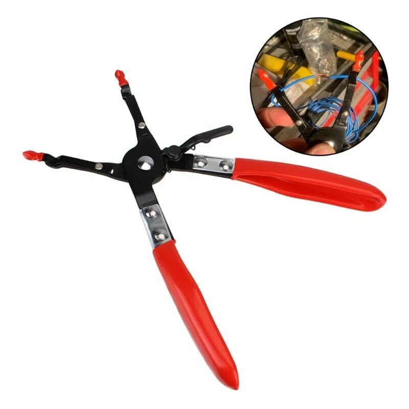 G99F Soldering Plier, Meatal Soldering Plier Multi-Function Wire Welding Clamp Pick‑Up Aid Tool for Car Repair Maintenance