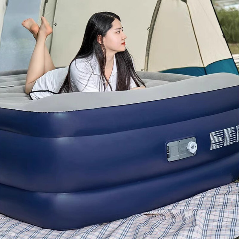 Adults Couples Air Sofa Bed Fold Love Chair Inflatable Air Sofa Bed Foldable Outdoor Romantic Relexing Mattress Fotel Camp Stuff