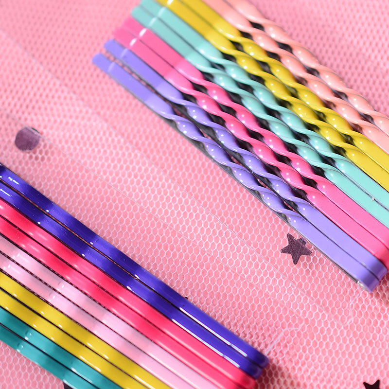 2022ขายร้อน Hairpins ที่มีสีสันสำหรับผมผู้หญิงคลิป Lady Bobby Pins ที่มองไม่เห็น Wave Hairgrip Barrette คลิปผมอุปกรณ์เสริม