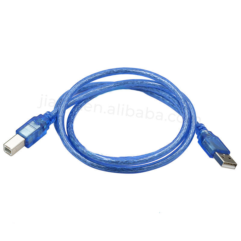 New usb printer blue cable For Aarduno 2560 due por micro mini
