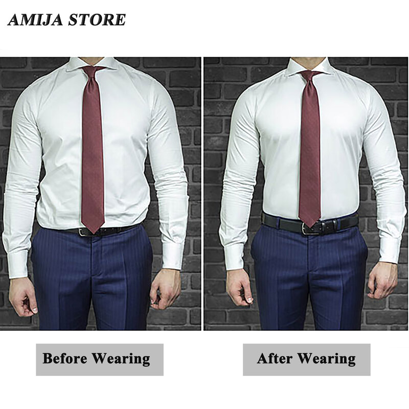 Cinturón de sujeción antideslizante para camisa de hombre, Clips de bloqueo ajustable, tirante, ligas para pierna y muslo, 1 par