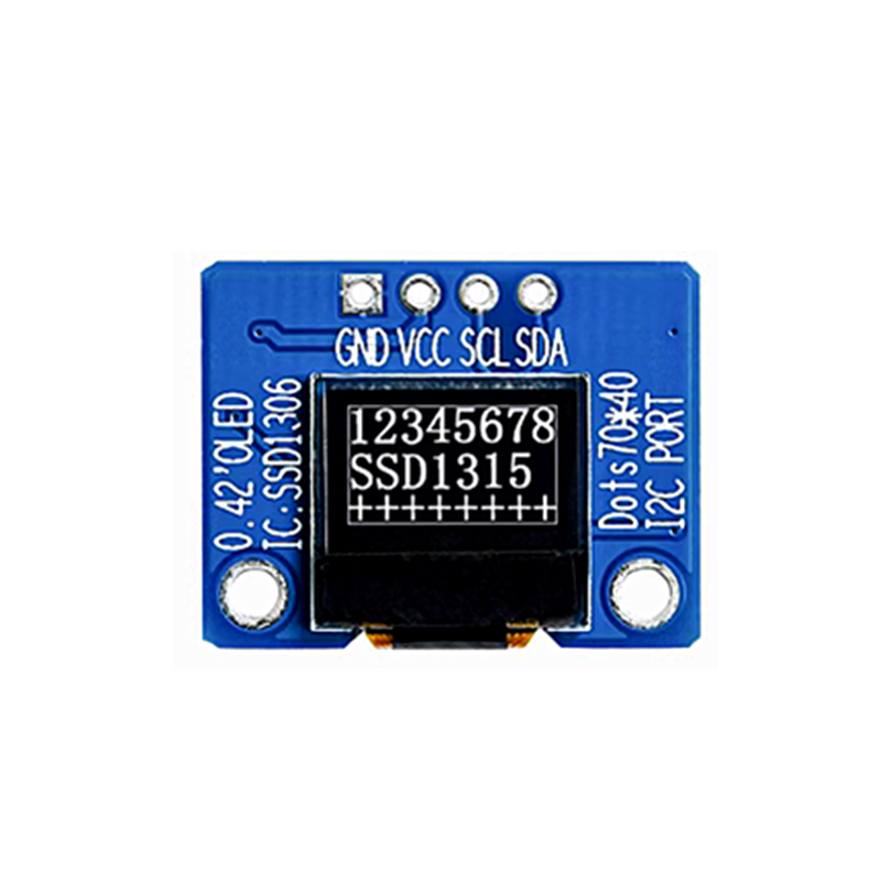 0.42 inci 16pin OLED layar tampilan ICC/SPI LCD modul OLED modul 72*40 kontrol chip SSD1315