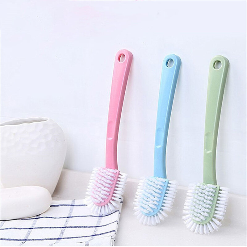 Shoe Brush Five-sided Shoe Washing Brush Multifunctional All-round Shoes Clothes Brush Long-handled Soft-bristle Shoes Cleaner