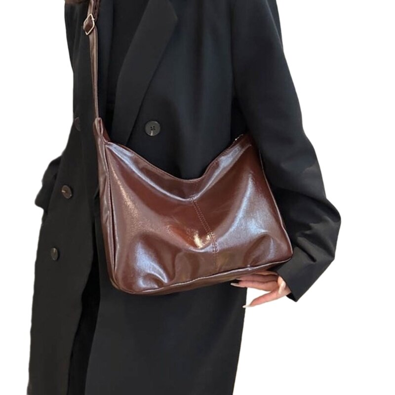 E74B Практичная и стильная женская сумка через плечо, подходящая для работы и шоппинга.