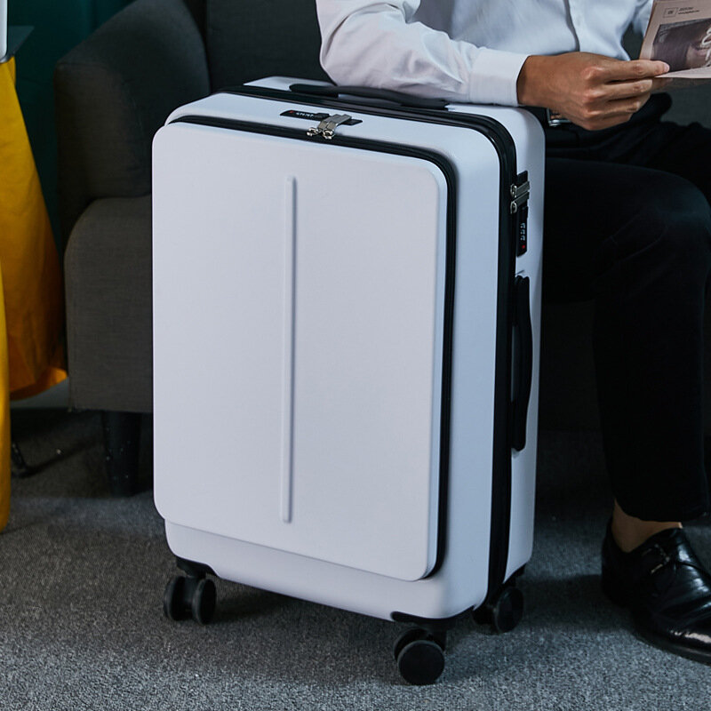 Neues 20 "24" Zoll Roll gepäck mit Laptop tasche Geschäfts reise Koffer Koffer Männer Universal Rad Trolley PC Box Trolley Gepäck