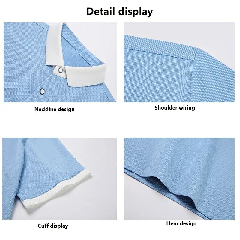 Men's Short Sleeved New Fashion Versatile Casual Comfortable Polo